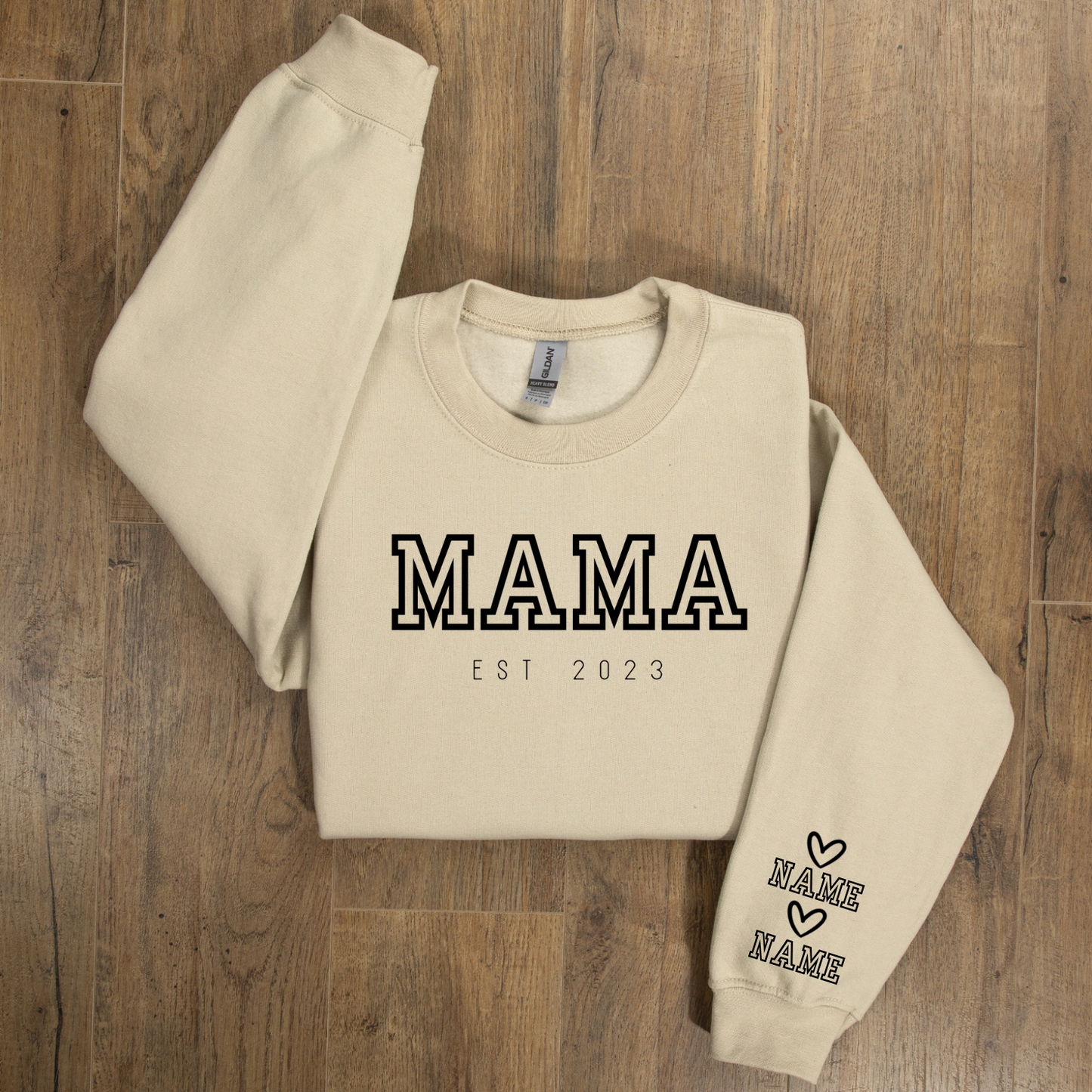 Personalized Varsity Name Crewneck