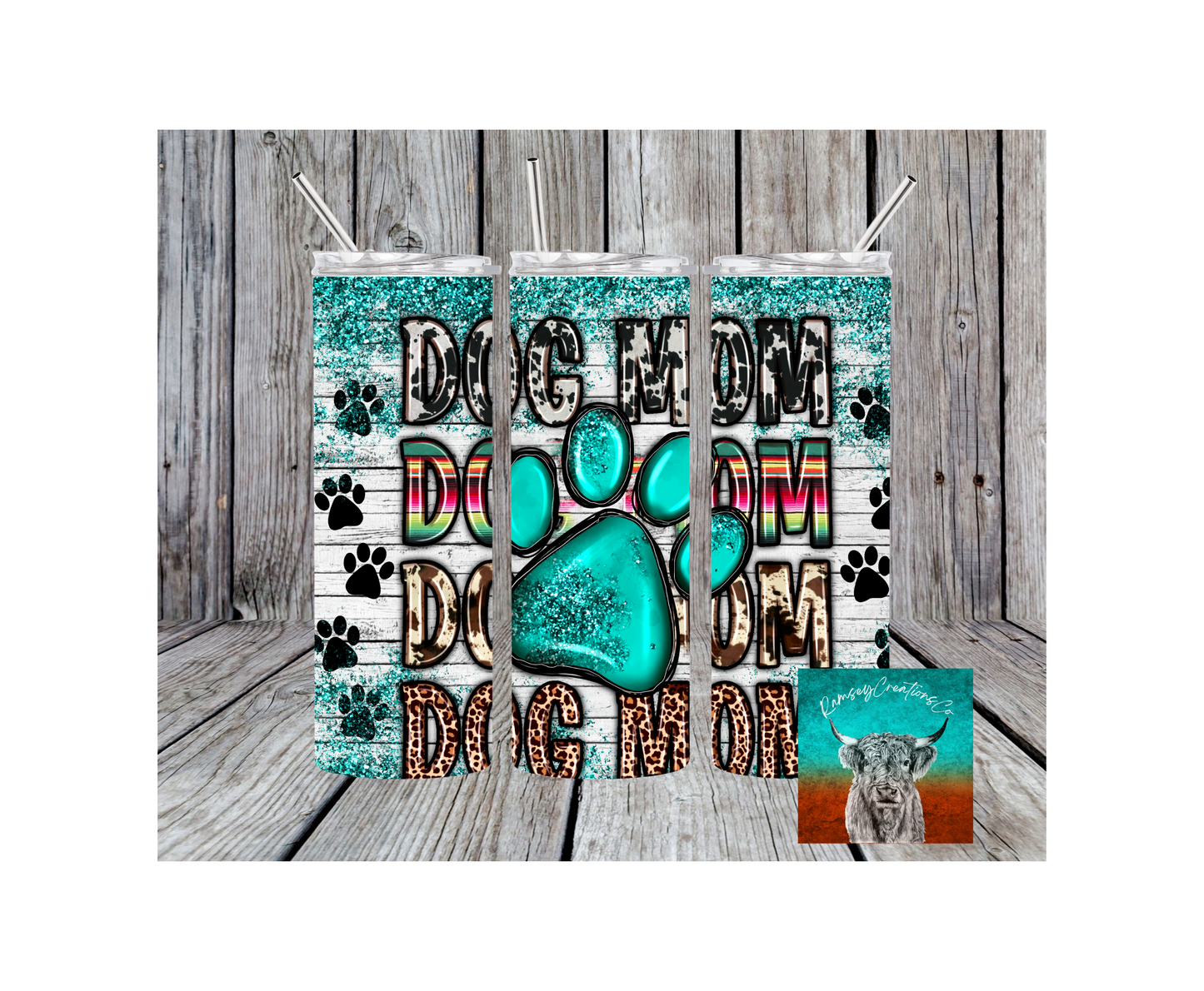 Dog Mom Tumbler
