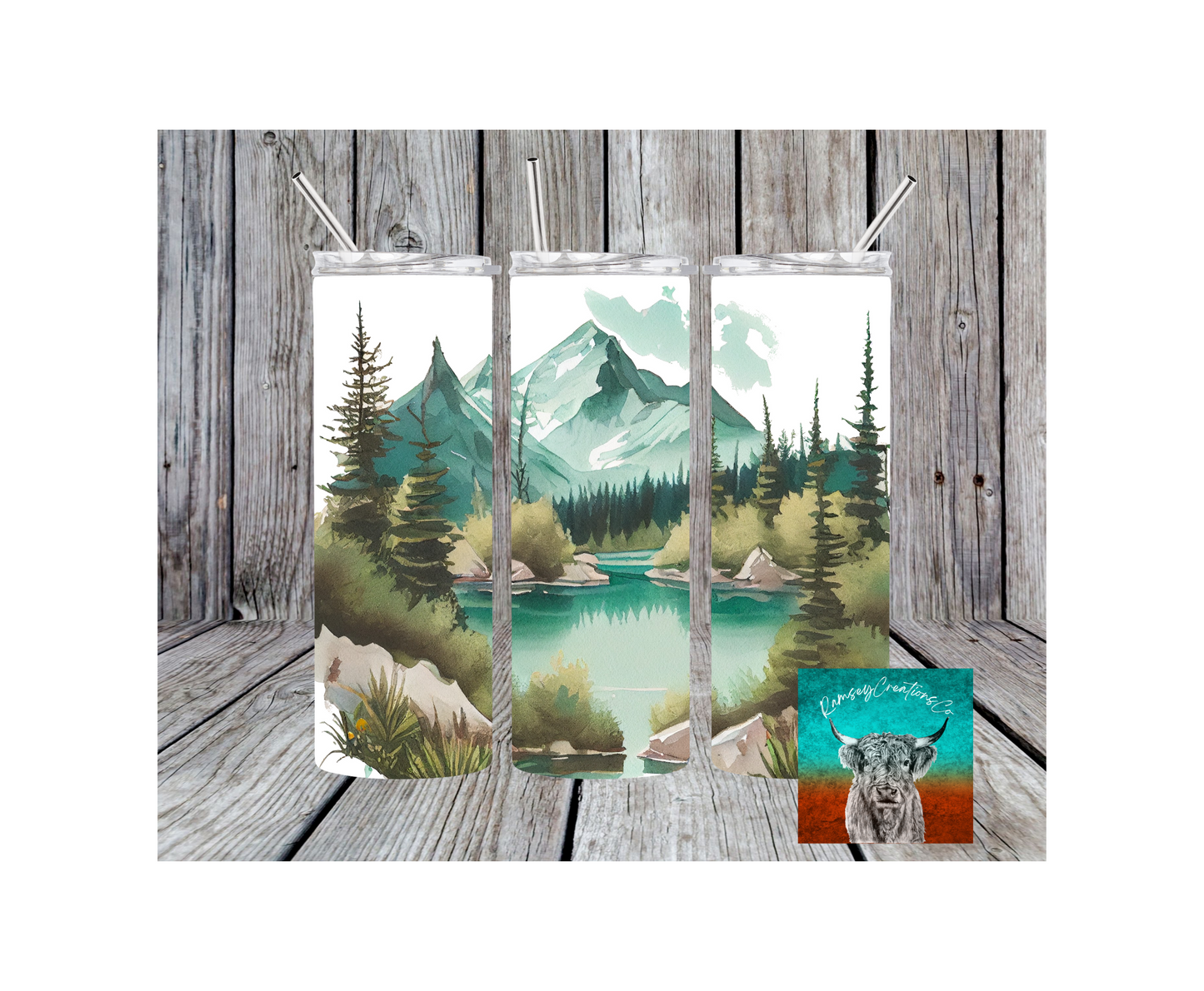Outdoor Lake Scene Tumbler