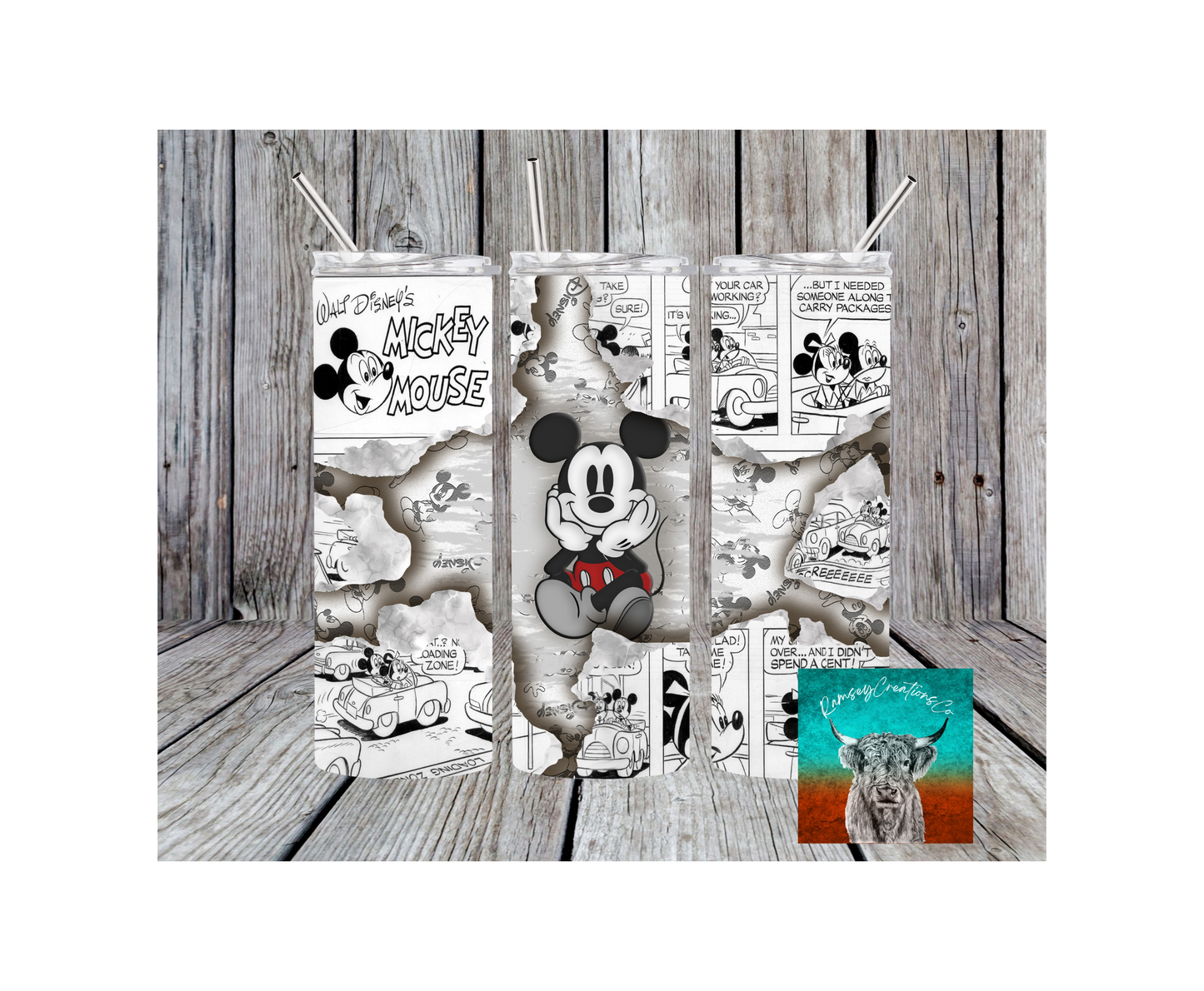 M Mouse Tumbler