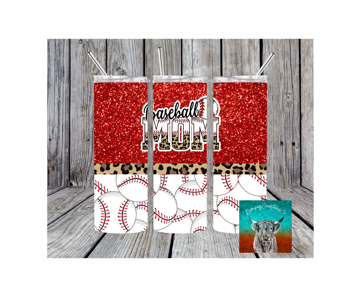 Baseball Mom Tumbler