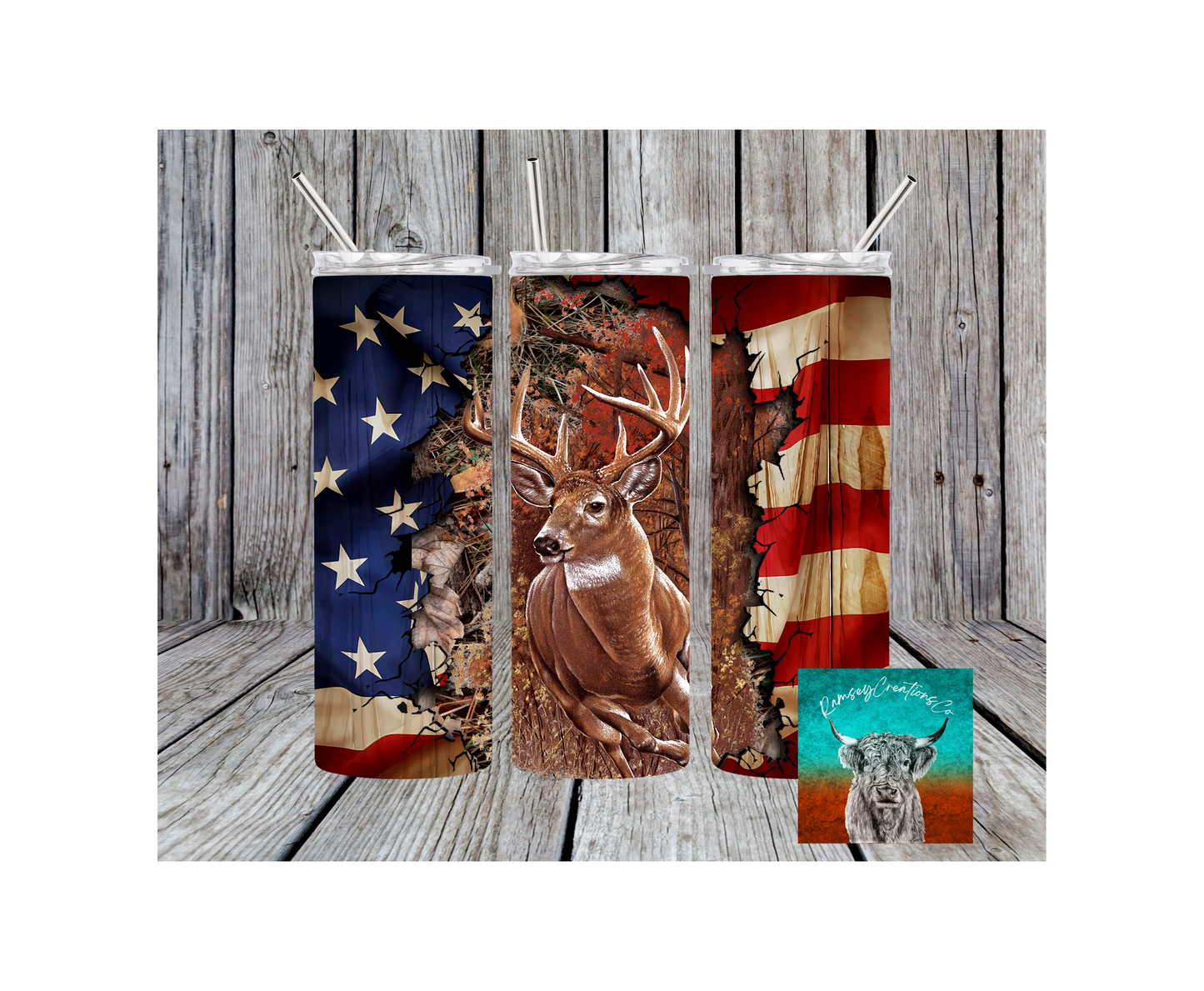 Deer American Tumbler