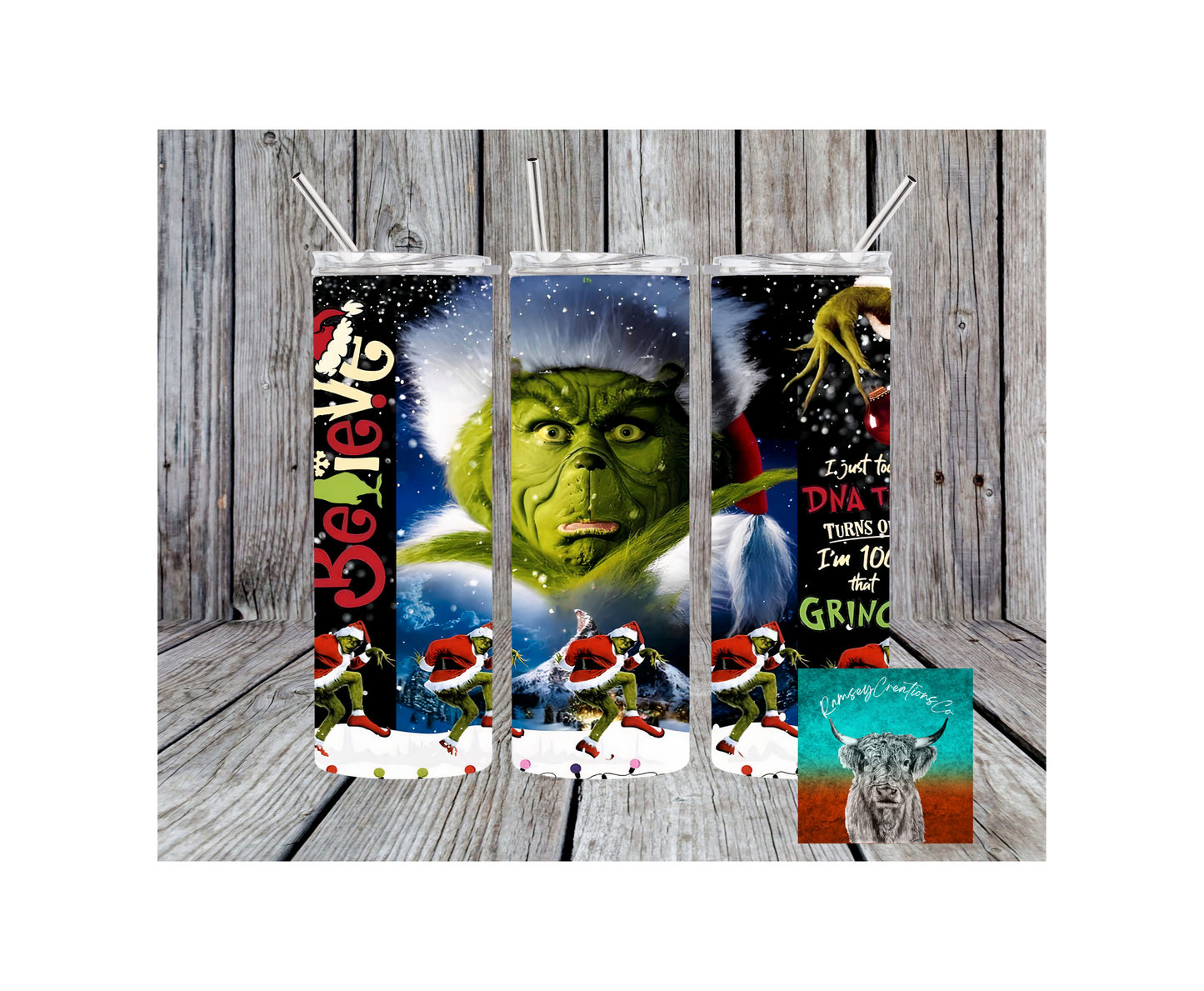 Green Guy Xmas Tumbler