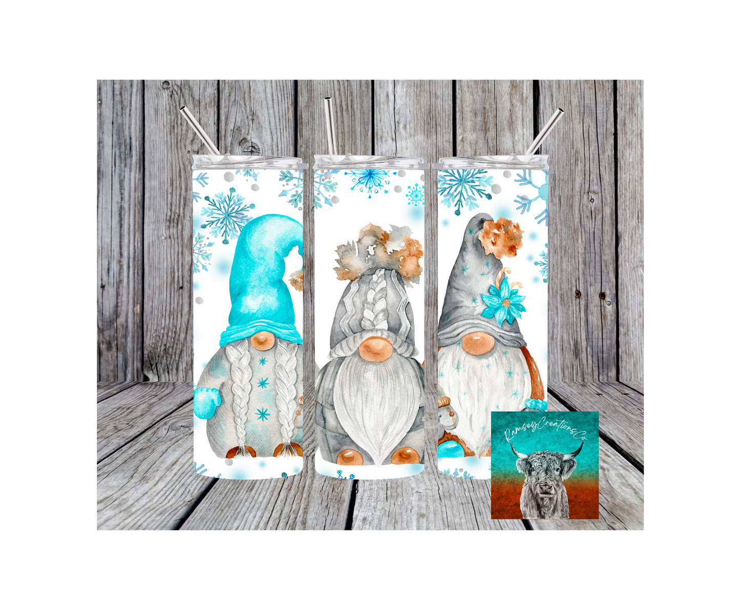 Blue Gnmoes Tumbler