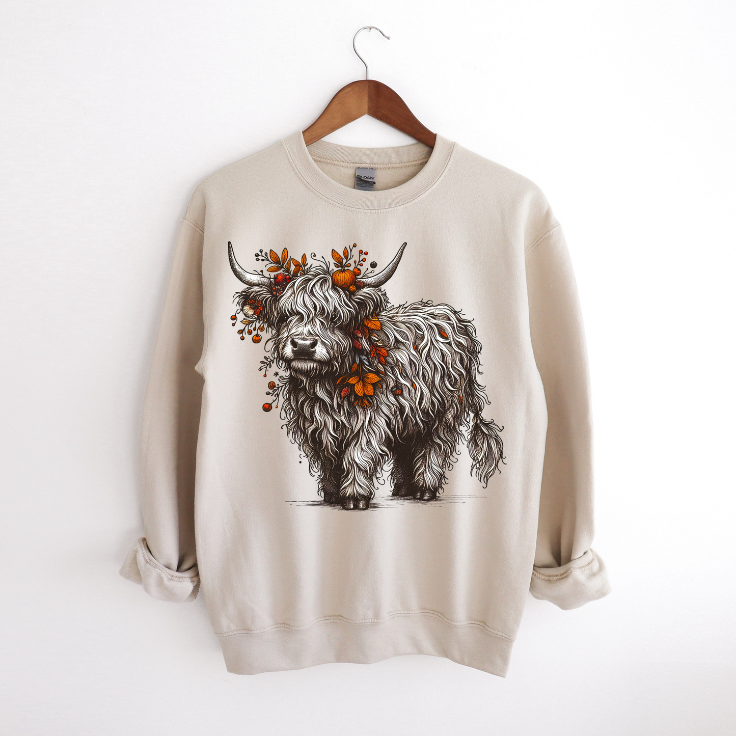 Fall Highland Cow