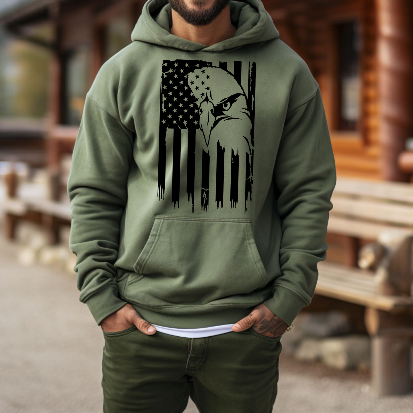 Merica Eagle Hoodie