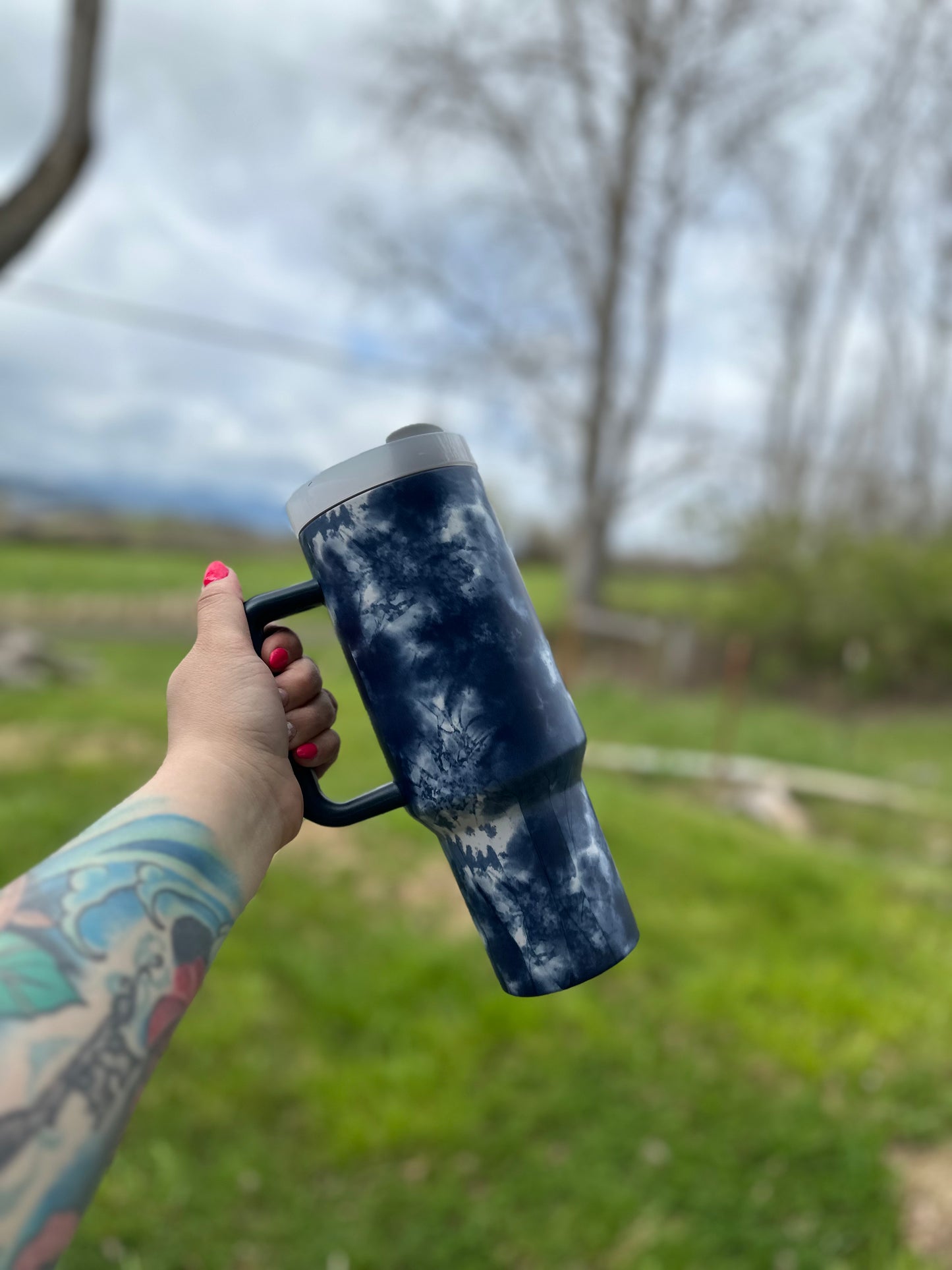 Tye Dye 40 Oz Insulated Tumbler