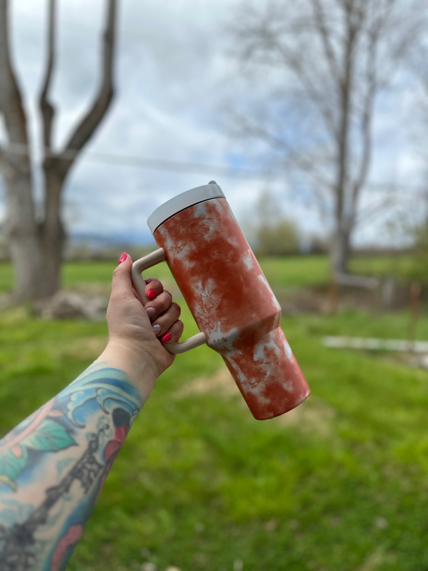 Tye Dye 40 Oz Insulated Tumbler