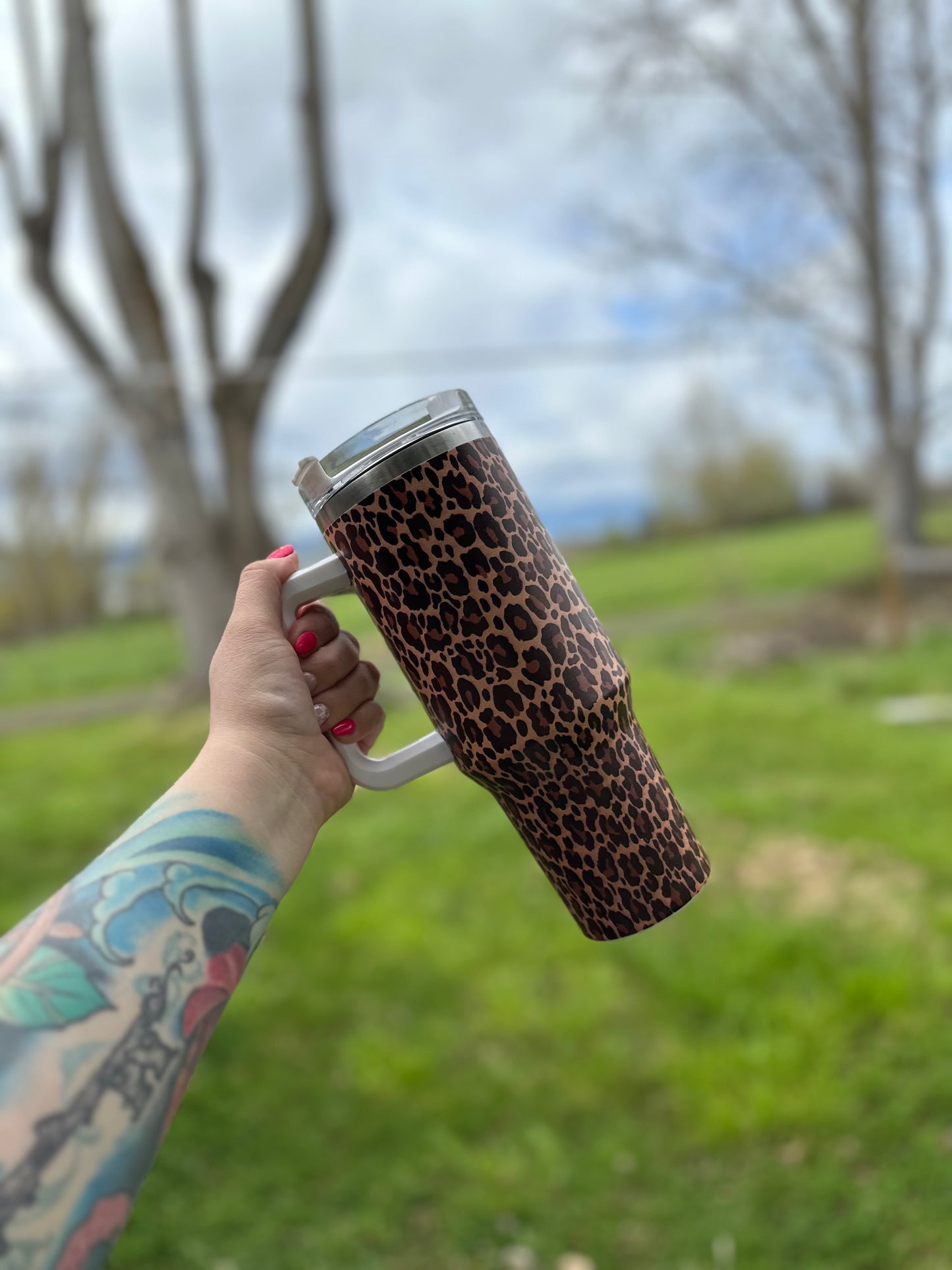 Animal Print 40 Oz Insulated Tumbler