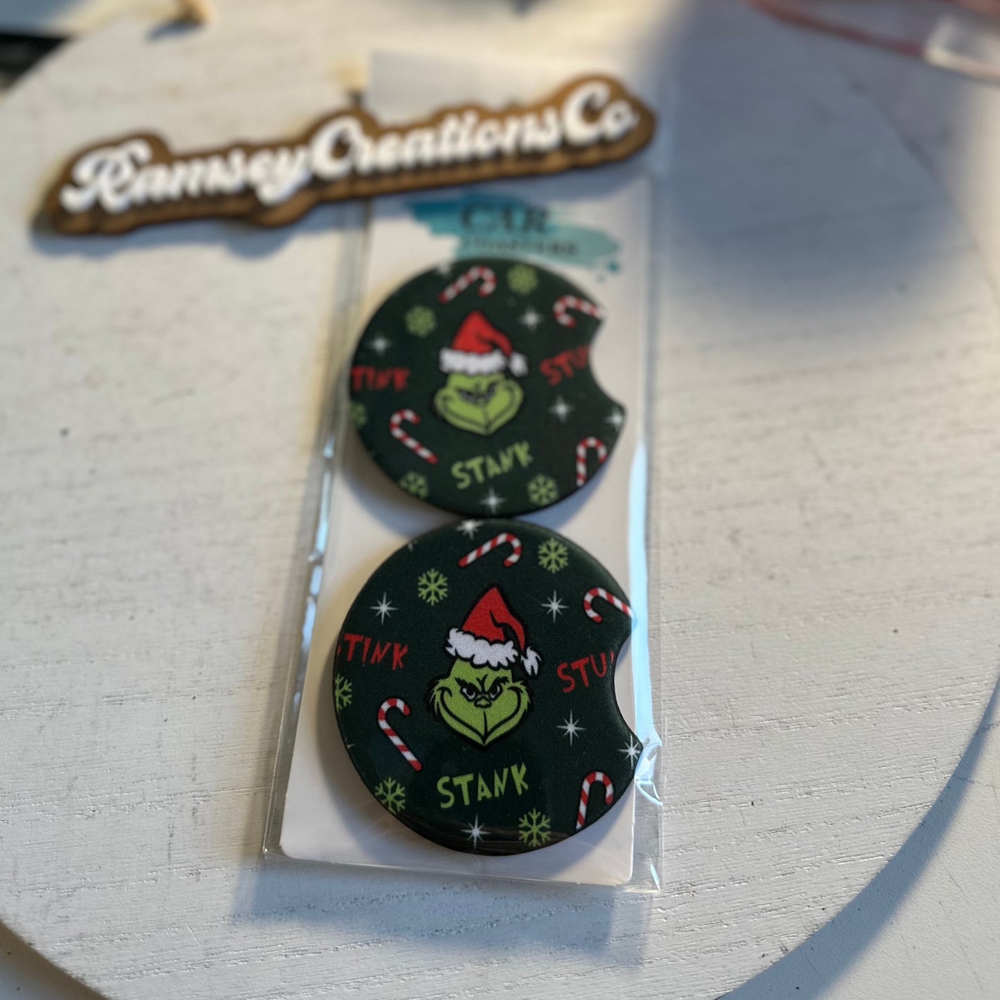 Stink Stank Stunk Car Coasters