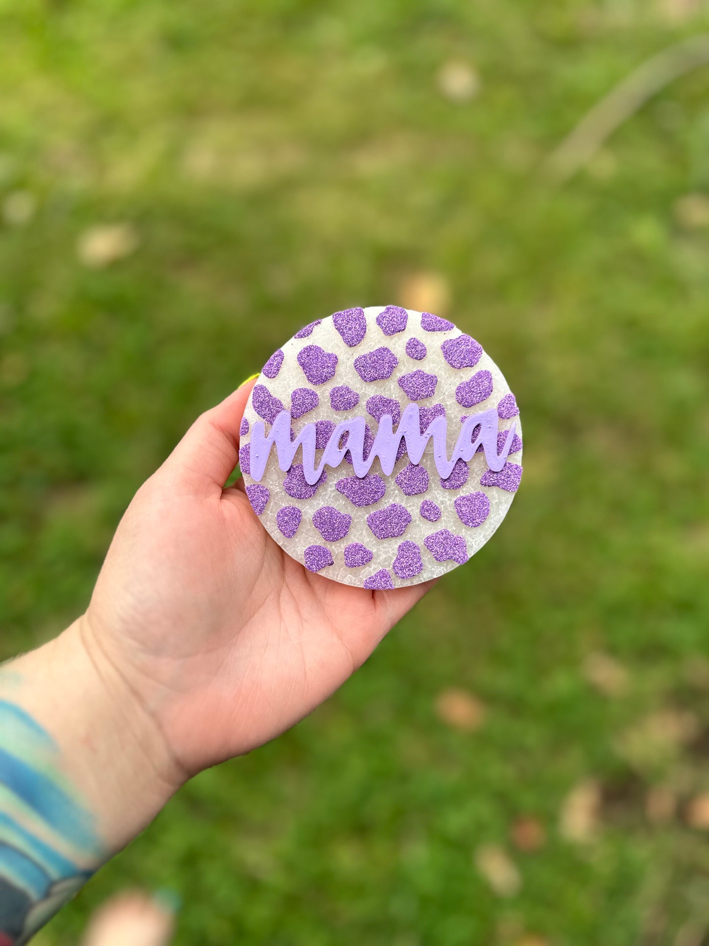 Purple Mama Cow Freshie