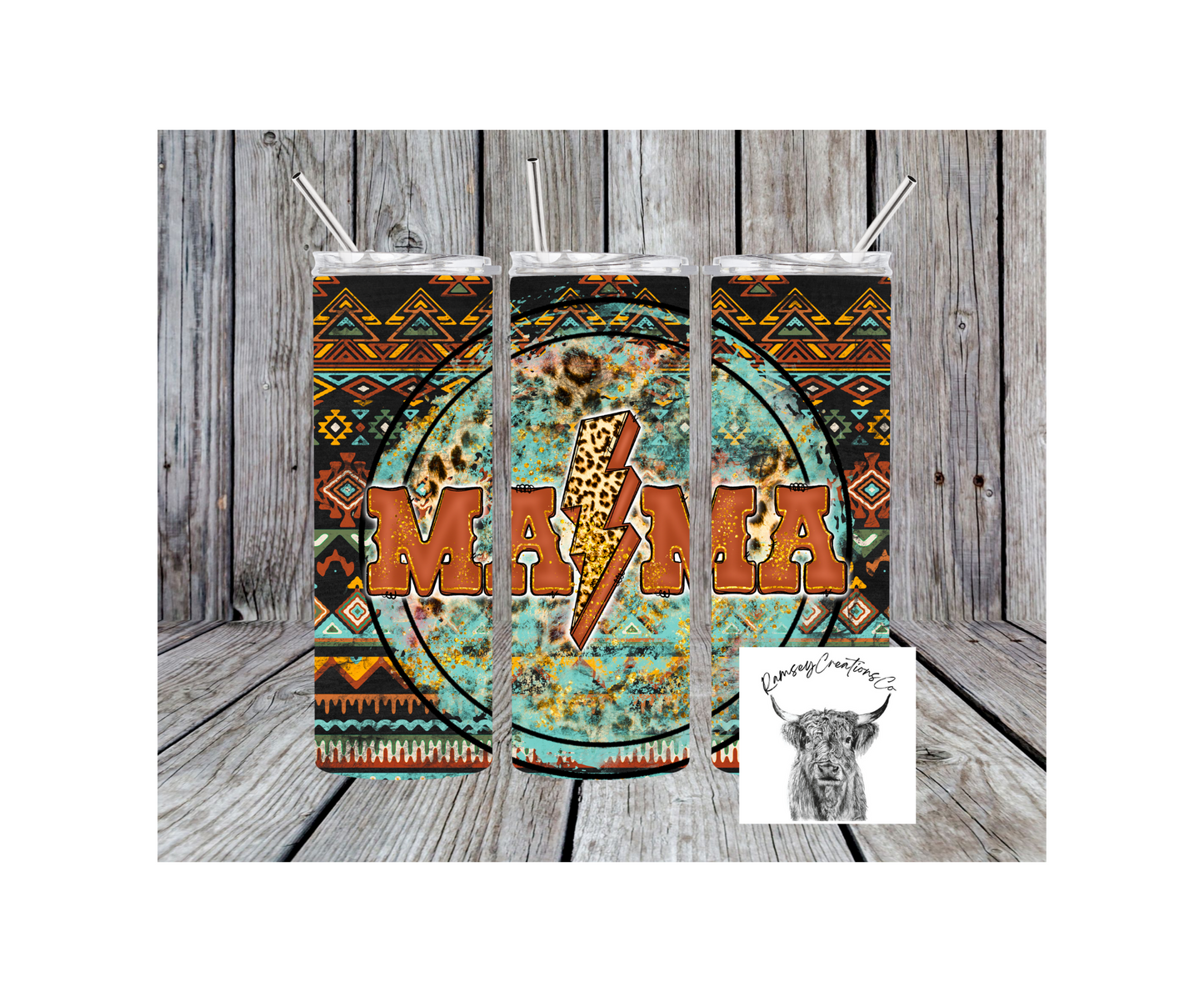 Western Mama Bolt Tumbler