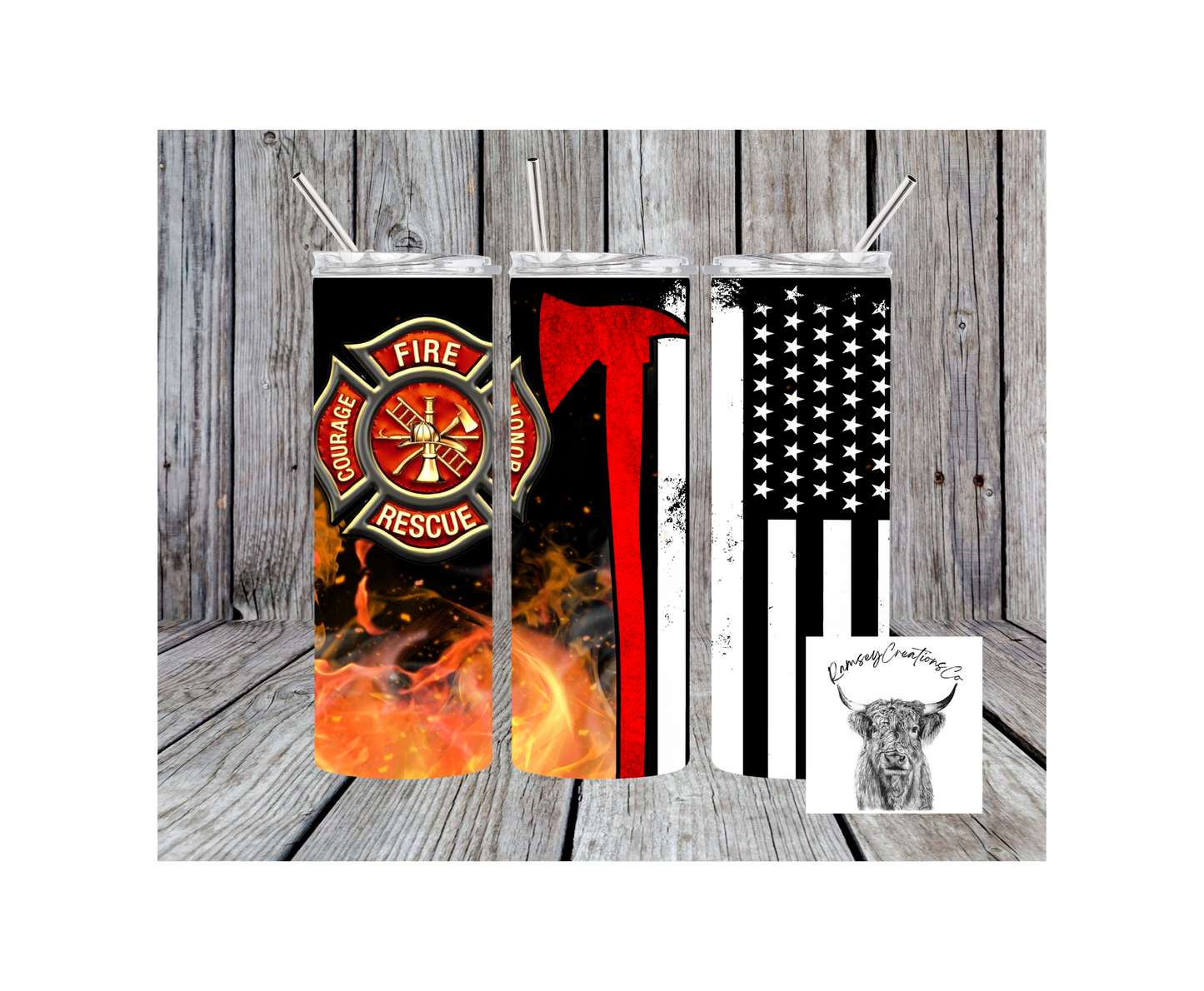Fire Rescue Tumbler