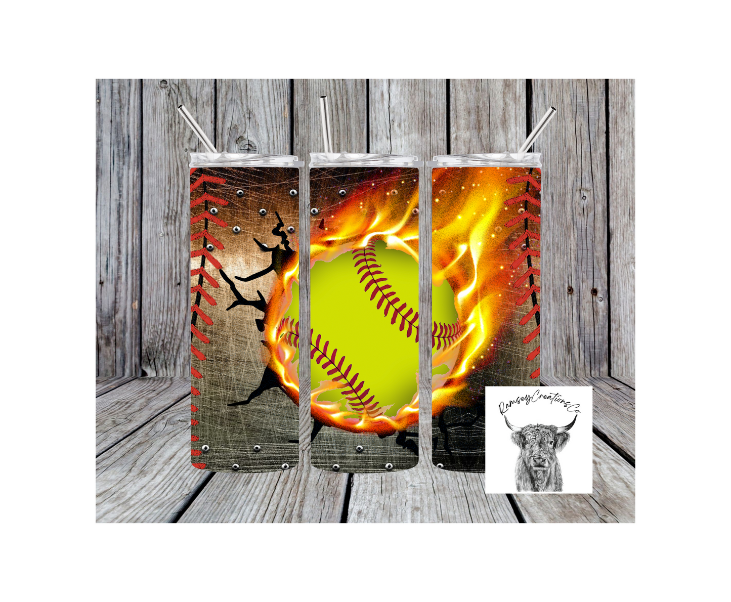 Softball Tumbler