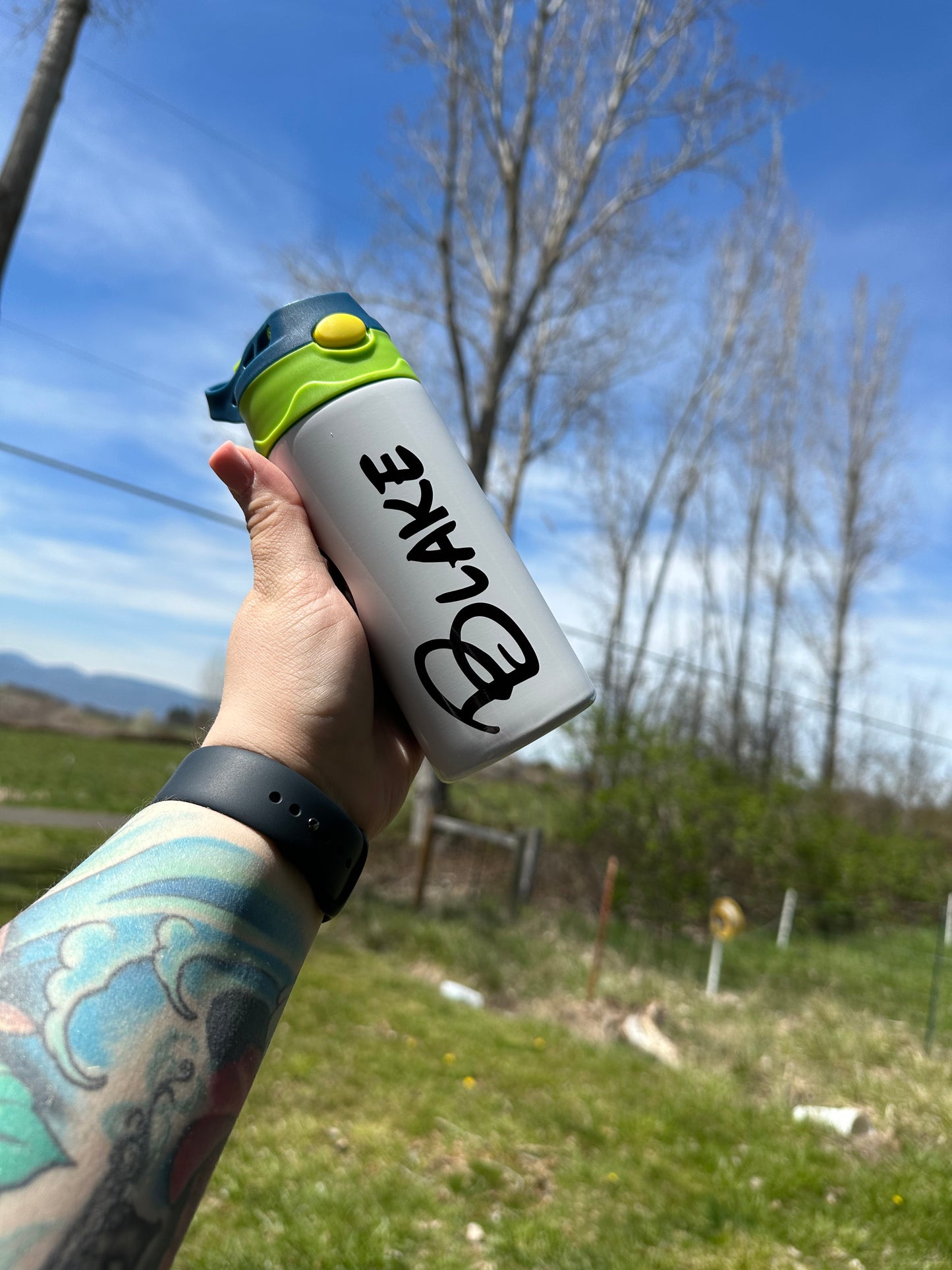 Kids Flip Lid Water Bottle
