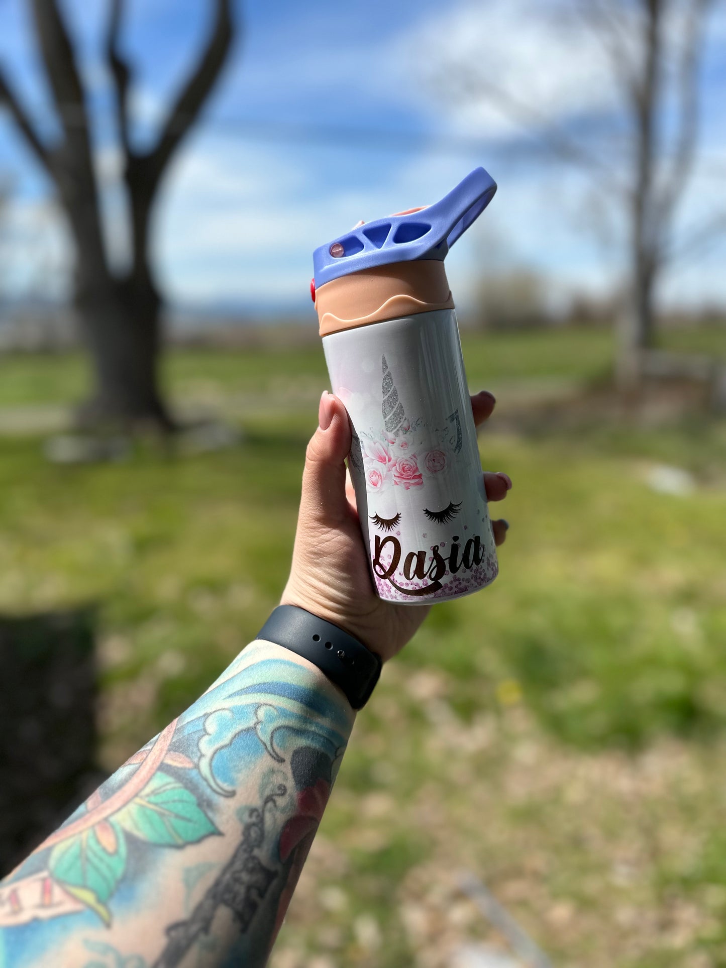 Kids Flip Lid Water Bottle