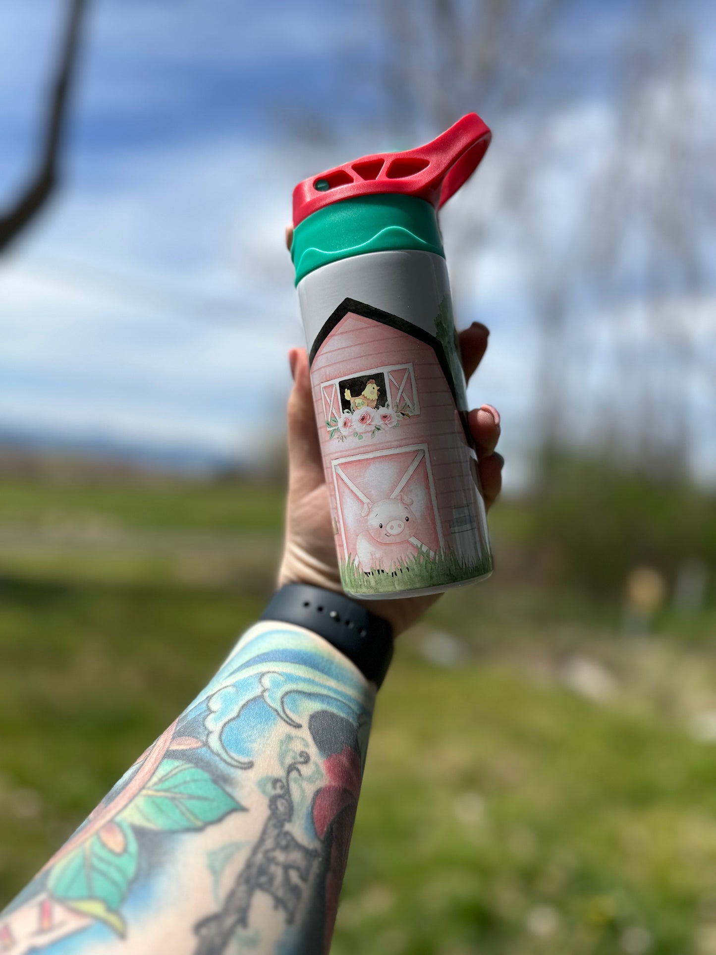 Kids Flip Lid Water Bottle