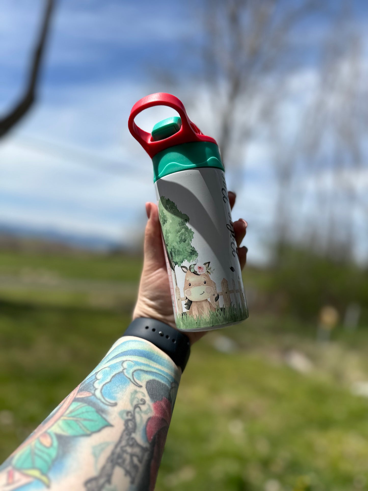 Kids Flip Lid Water Bottle