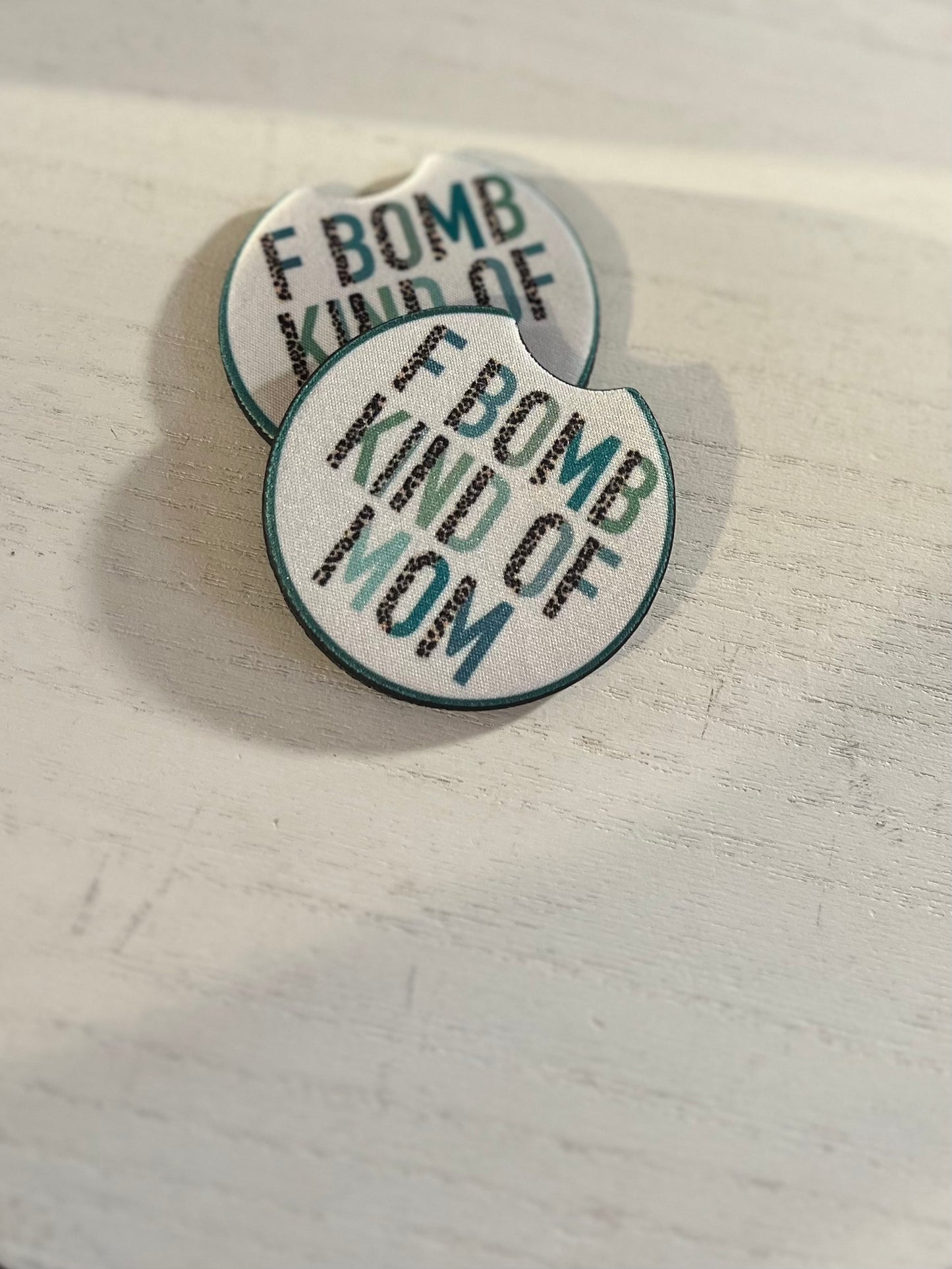 F Bomb Mom Car Coasters
