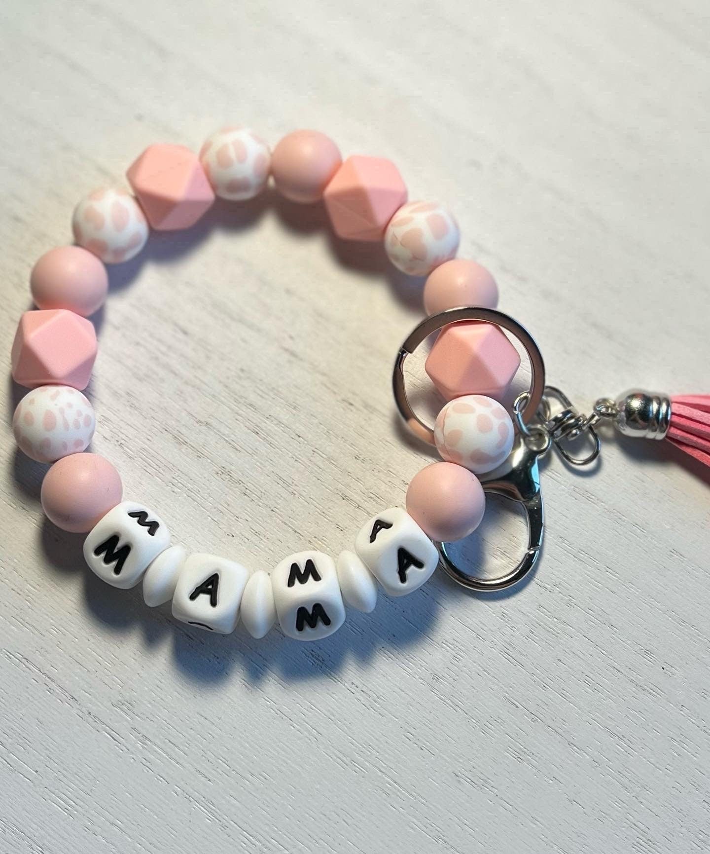 Pink Cow Mama Wristlet