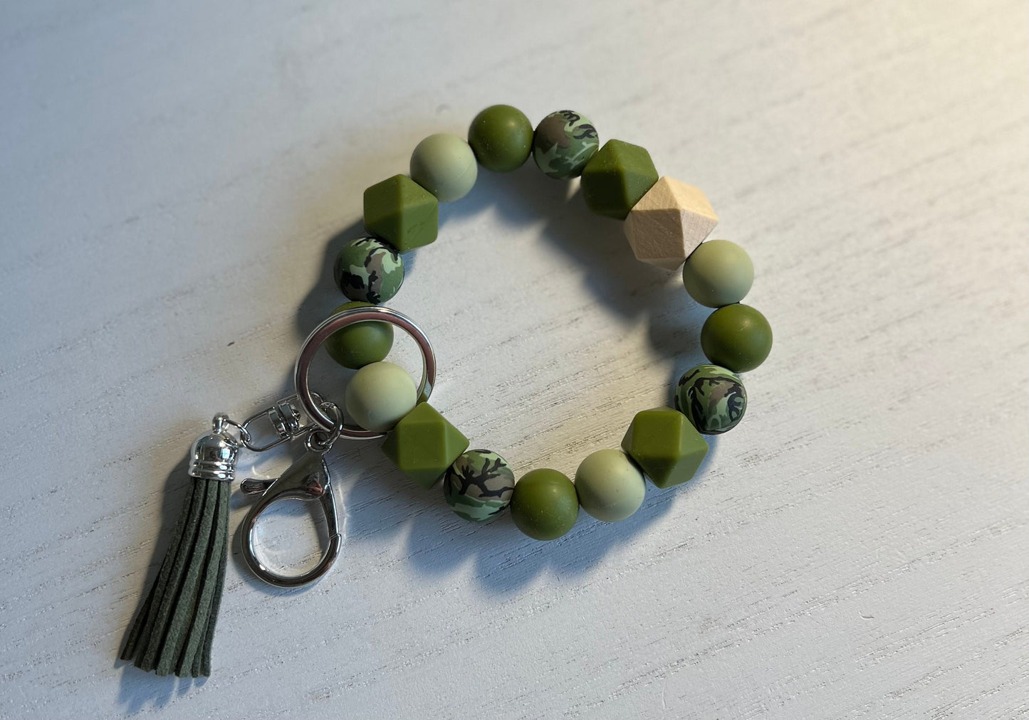 Camo Keychain Wristlet