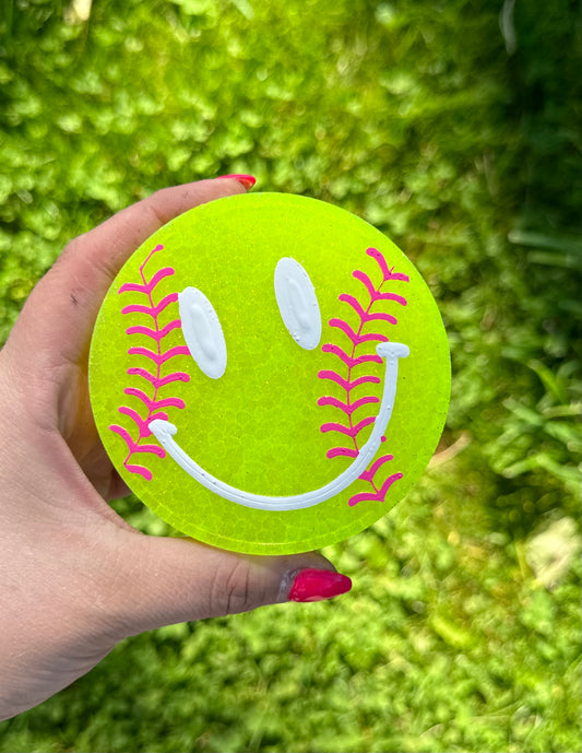 Pink Opal Softball Freshie