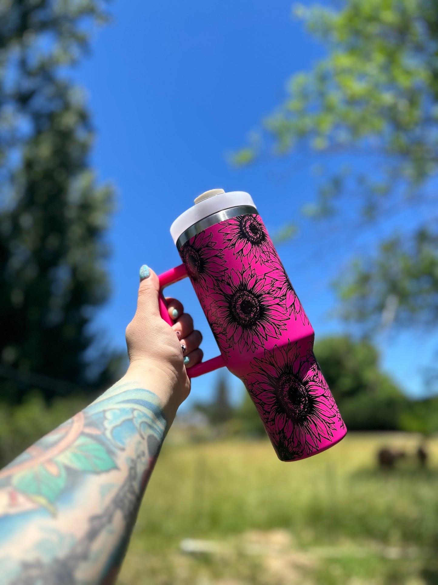 Sunflower 40oz Insulated Tumbler