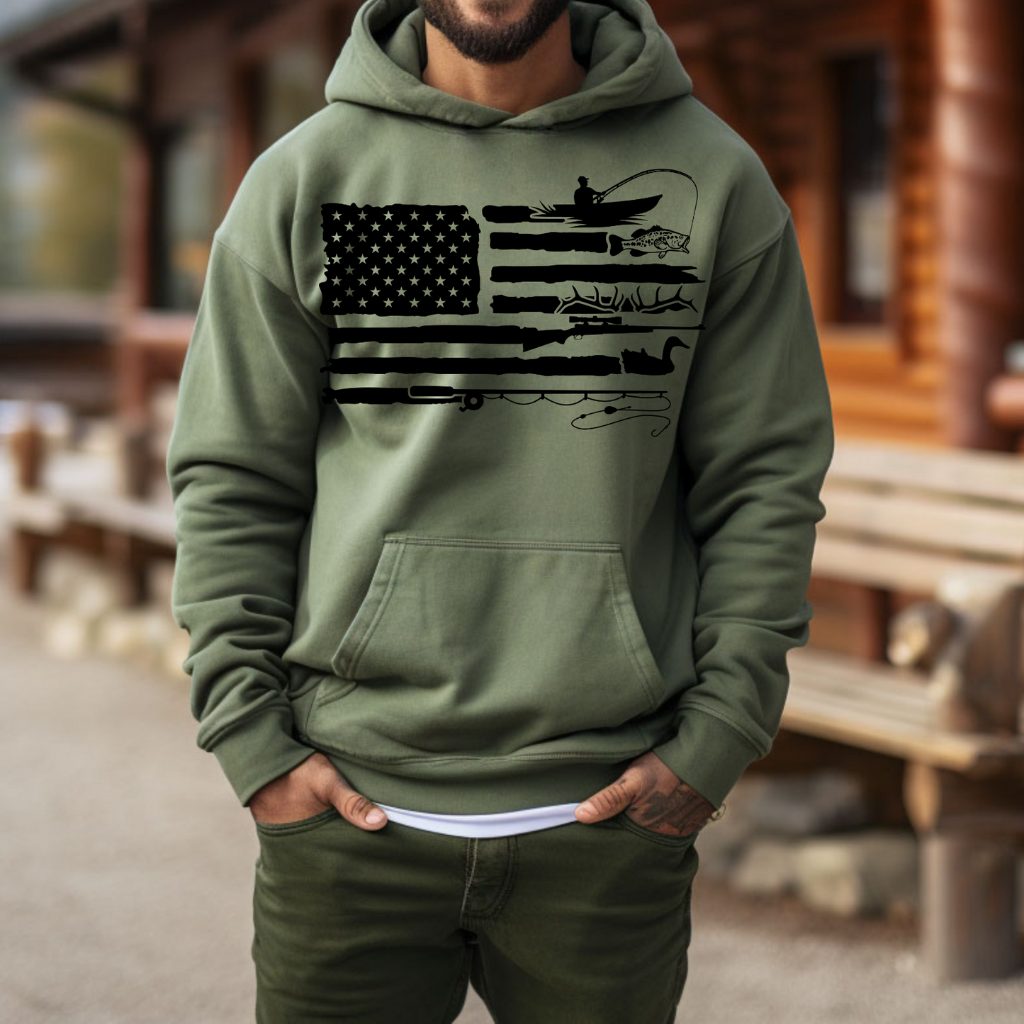 Hoobies Flag Hoodie