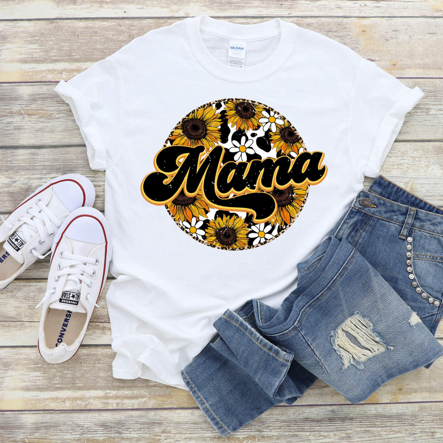 Sunflower Mama Tee