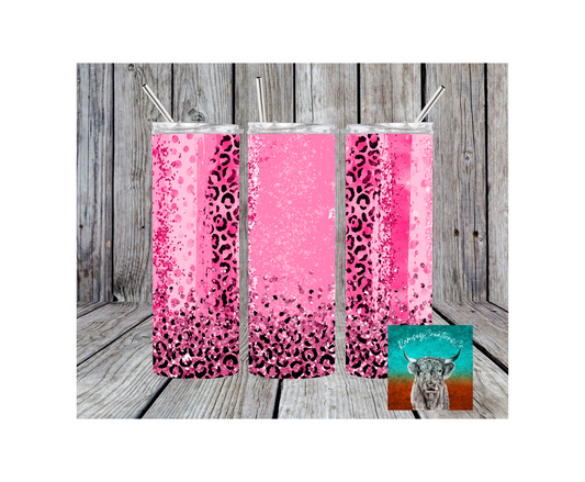 Pink Cheetah Tumbler