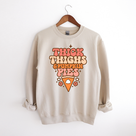 Thick Thighs & Pumpkin Pies Crewneck