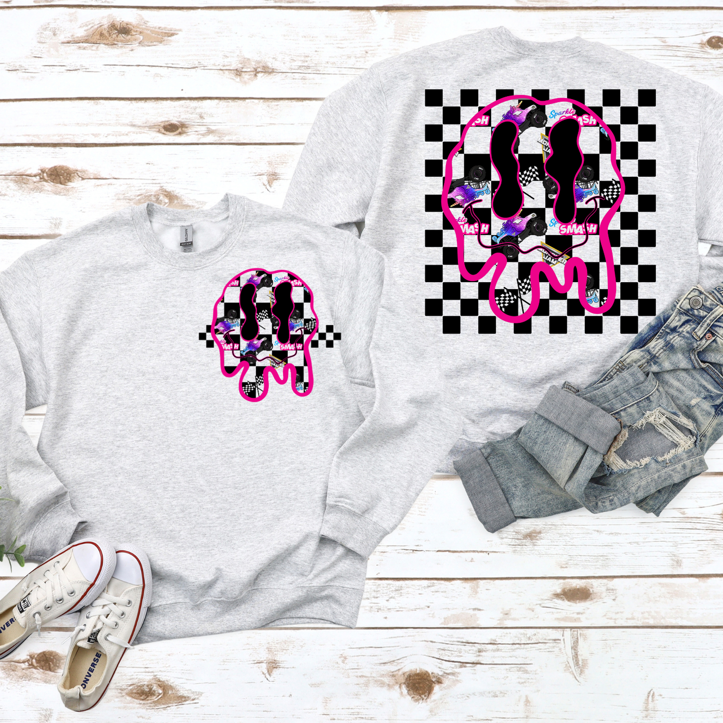Checkered Sparkle Smash