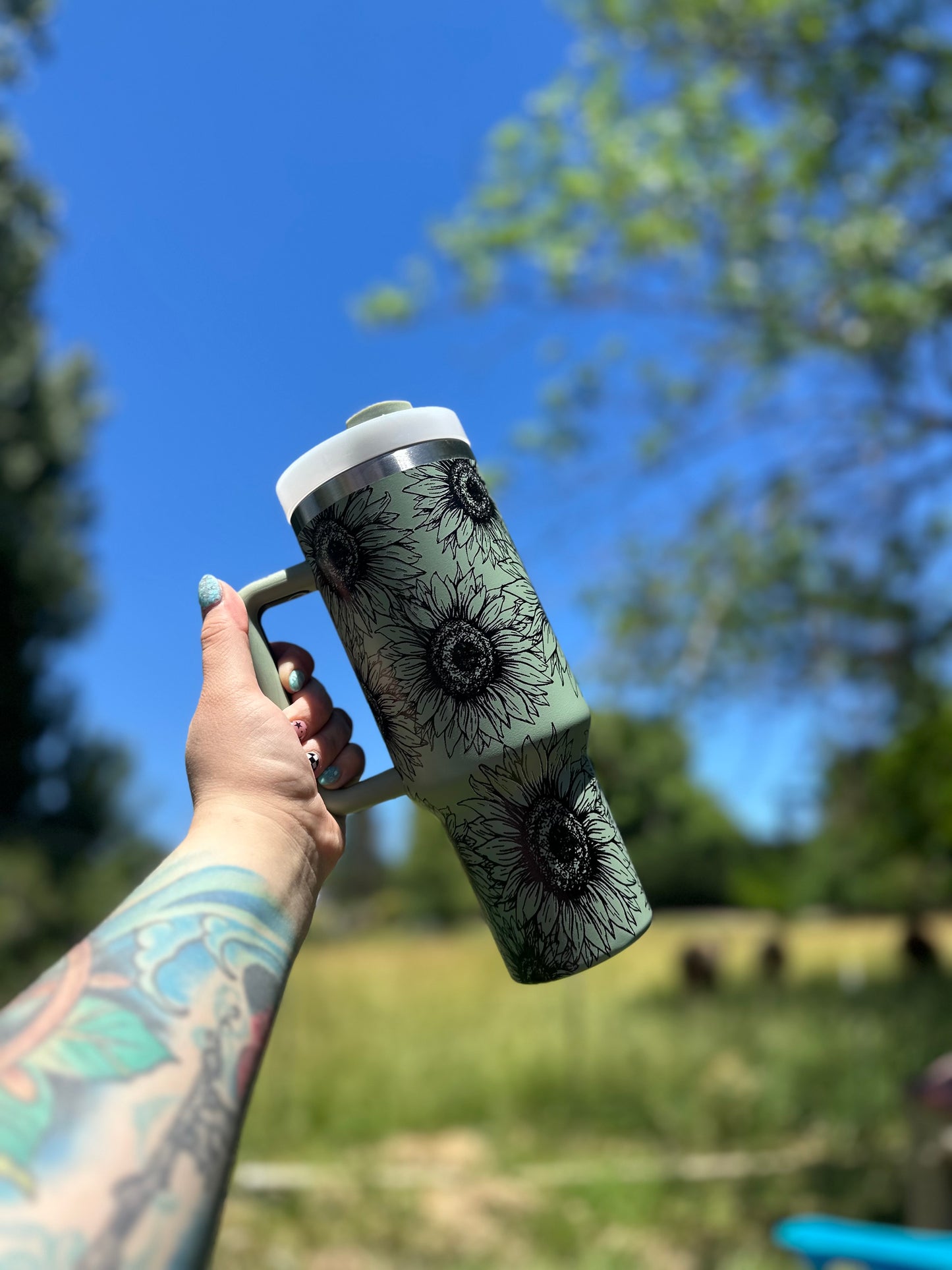 Sunflower 40oz Insulated Tumbler