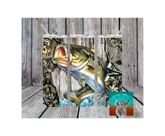 Camo Bass Tumbler