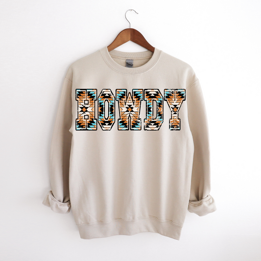 Aztec Howdy Crewneck