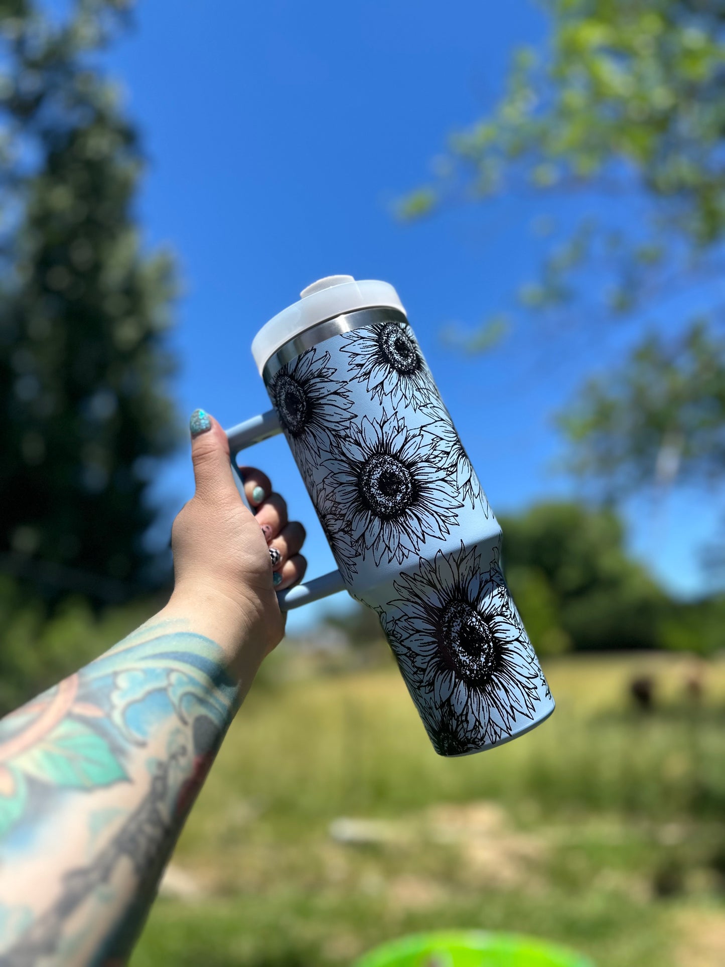 Sunflower 40oz Insulated Tumbler