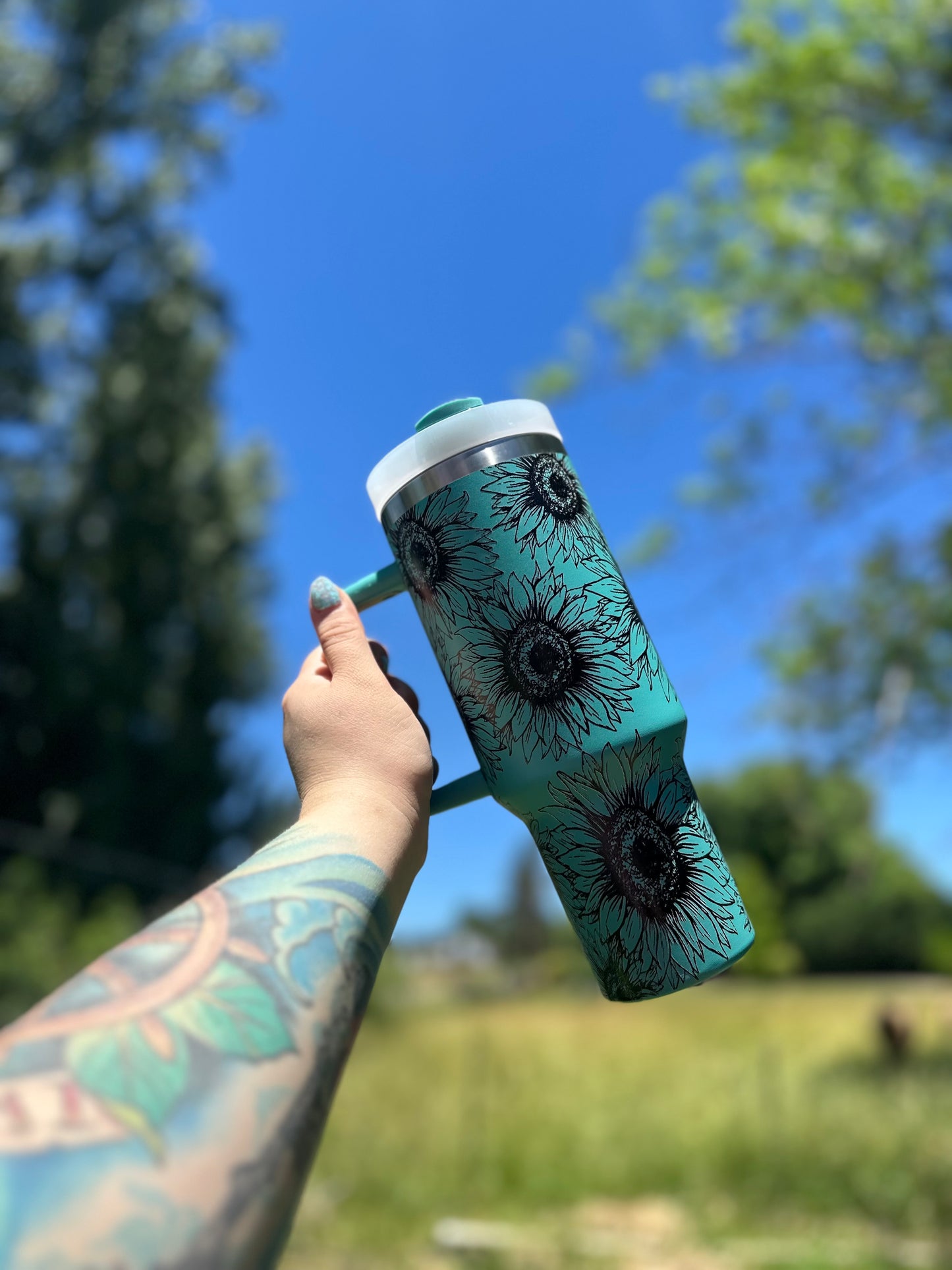 Sunflower 40oz Insulated Tumbler