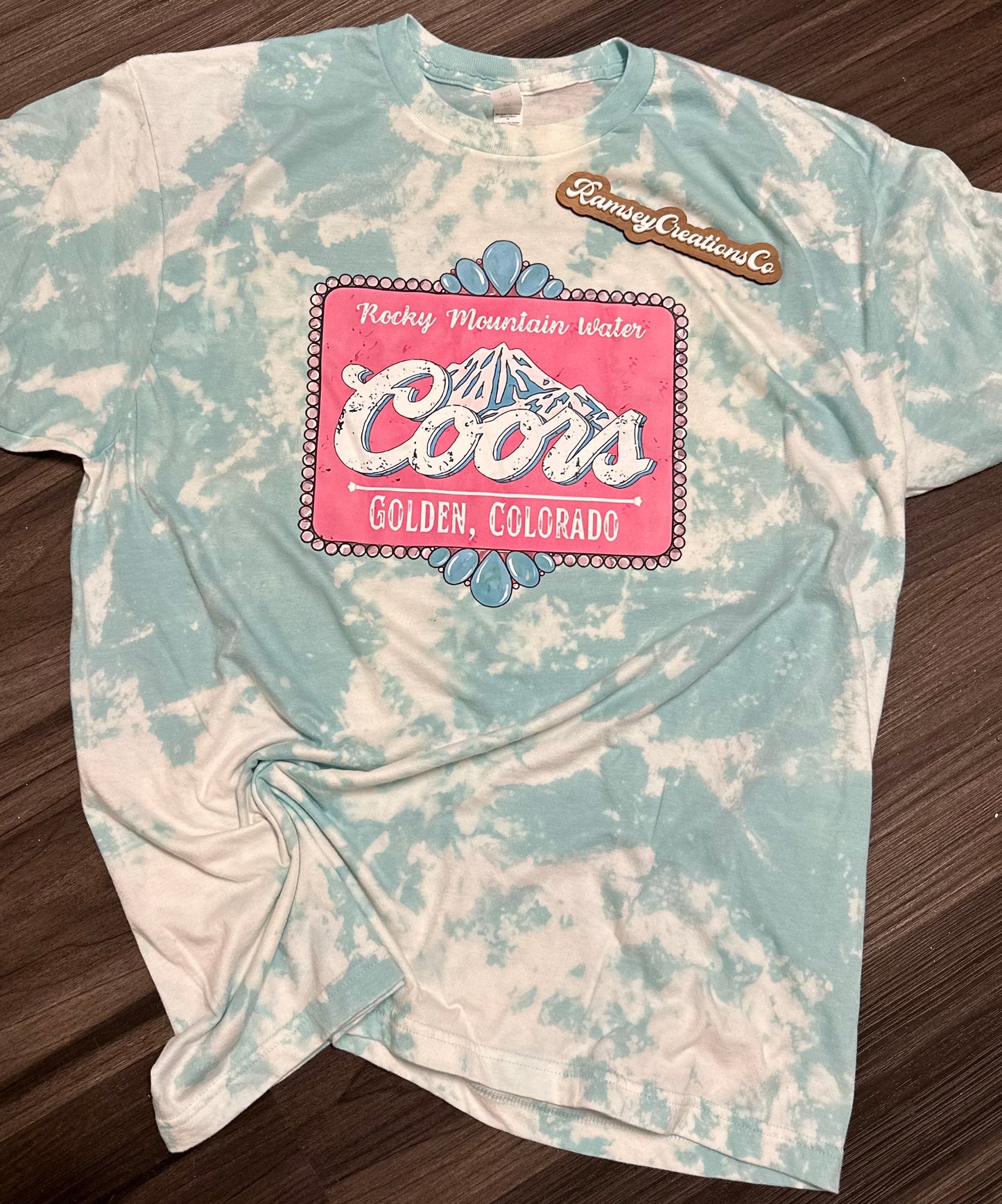 Rocky Mountain Water Bleached Tee