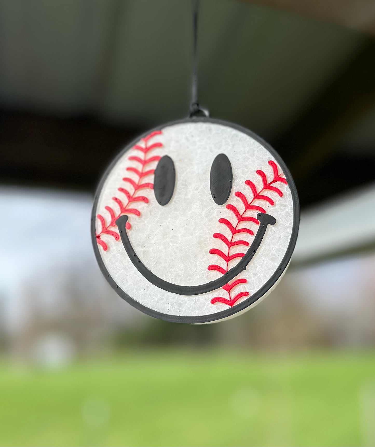 Smiley Baseball Freshie