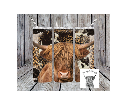 Highland Cow Tumbler