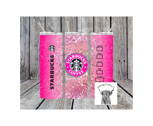 Pink Starbucks Tumbler