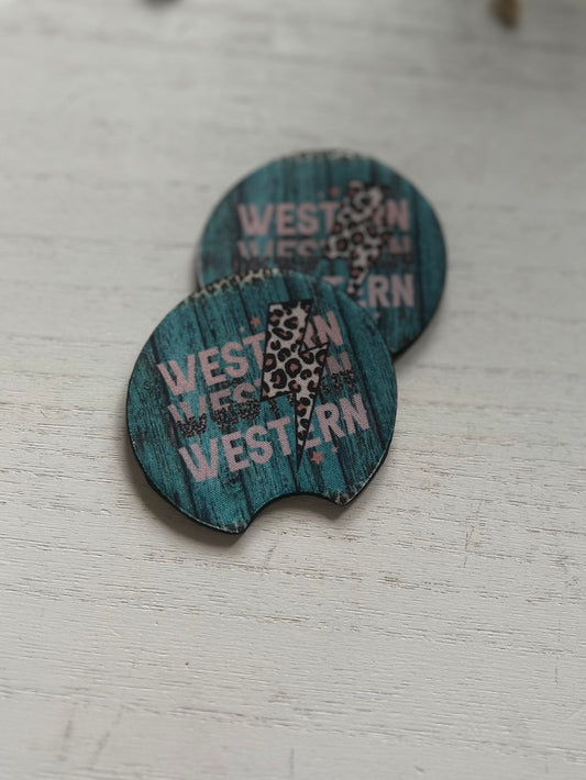 Western Western Car Coasters